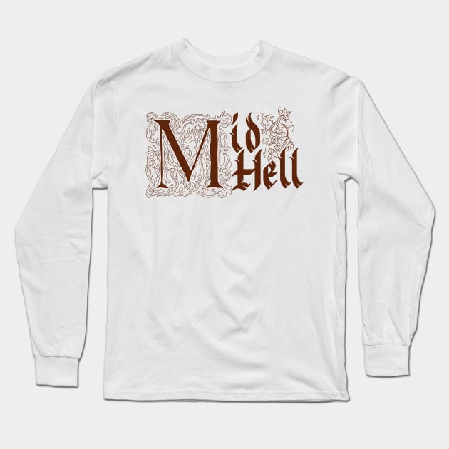 MidHell Logo Long Sleeve T-Shirt by EstudiosPapercut